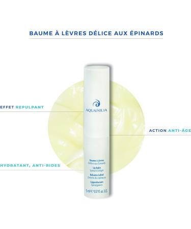 AQUAFOLIA Moisturizing Repairing Anti-Wrinkle & Volumizing Lip Balm Immediate Plumping Effect Preservative and Toxic Agent Free Biotechnology - Buy Online on GoSupps.com