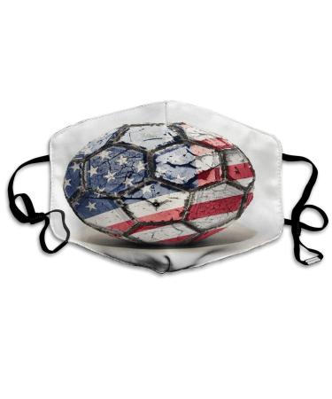 Breathable premium facial protection envelope USA Soccer Ball Women Men Men Anti Wind Staub Protection Protective cover for skiing camping travel safety daily use