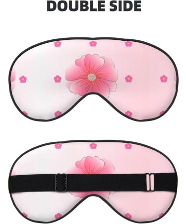 Blooming Carnations Eye Mask | Soft Adjustable Sleep Mask for Men & Women | Nighttime Comfort - Buy Online on GoSupps.com