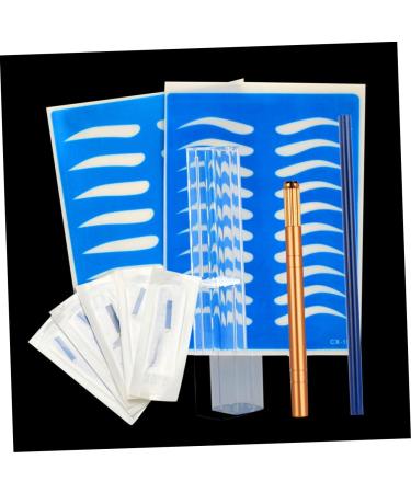 Healifty 3pcs Microblading Golden Storage Kit Pen Semi-permanent with Eyebrow Manual Practice Pencil 1 count (Pack of 1) Goldenx3pcs - Buy Online on GoSupps.com