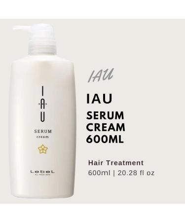 Lebel IAU Serum Cleansing Cream Hair Treatment 600ml | Nourish & Repair Your Hair | International Shipping Available - Buy Online on GoSupps.com