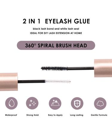 DIY Individual Cluster Lashes Extension Kit - 120 Lash Clusters with Tweezers and Bond - C/D Curl 10-16mm - OP27 - Buy Online on GoSupps.com