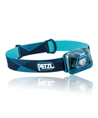 Petzl Tikka Headlamp - Compact, Lightweight 300 Lumen Headlamp for Proximity Lighting for Hiking, Climbing, and Camping - Blue Blue (Past Season)