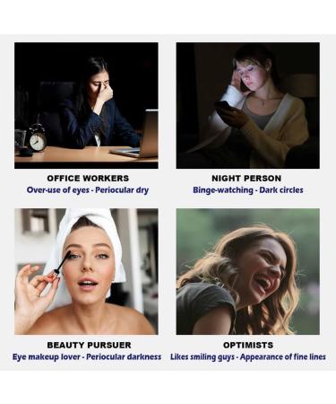 Glozie Instant Eye Lift Glozie Eye Bag Eraser Instant Anti-Aging Moisturizer Anti-Wrinkle Eye Cream Fade Fine Lines Tighten Sagging Skin Brighten Skin Tone (3Pcs) - Buy Online on GoSupps.com