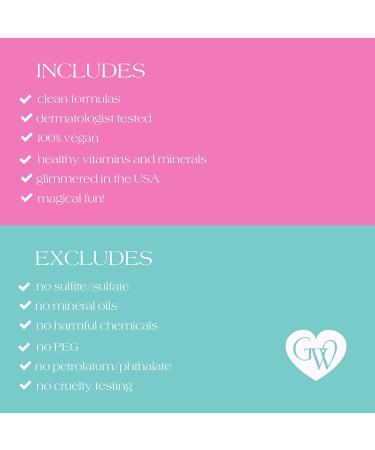 Glimmer Wish Premium Mermaid Detangling Mist - Tropical Beach Scent - Dermatologist Tested - 100% Vegan - Paraben, Sulfate, Sulfite, PEG, EDTA, Cruelty, Gluten Free - 5 Fl Oz - Buy Online on GoSupps.com