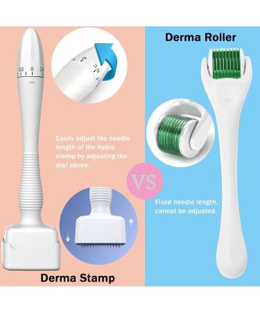 CLETINA Adjustable Microneedling Pen Derma Stamp Derma Roller Alternative 140 Titanium 0.25 Mm Pins for Face Body Skin Care and Hair Growth - Buy Online on GoSupps.com