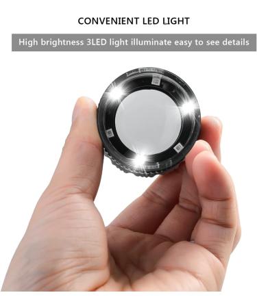 30X Loupe Magnifier Adjustable Focal Length Magnifier Foldable Jewelry Magnifier Glass for Textile Optical Embroidery Circuit Board Coins etc. - Buy Online on GoSupps.com