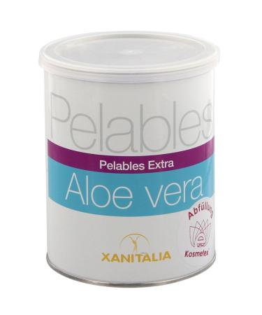 Kosmetex Aloe Vera Xanitalia Pelables EXTRA wax can for flexible waxing without fleece strips 800g