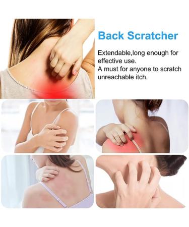 Buy Extendable Stainless Steel Back Scratcher Telescopic Wooden Handle Massager for Men & Women | International Shipping Available - Buy Online on GoSupps.com