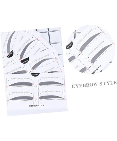 Outanaya 2 Eyebrow Card Eyebrow Template Easy Eyebrow Stencil Makeup Kit Simple Card A607 - Buy Online on GoSupps.com