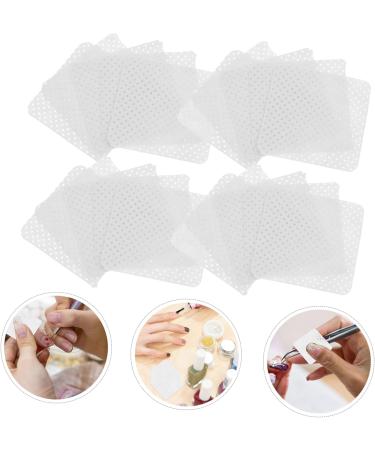 FOMIYES 2 Boxes Nail Wipes Clean up Makeup Wipes Nail Polish Wipes Manicure Supplies Nail Supplies Travel Wipes Gel Nail Polish Travel Nail Polish Remover Polish Remover Pads Cotton White 4.80X4.80X0.10CM White - Buy Online on GoSupps.com