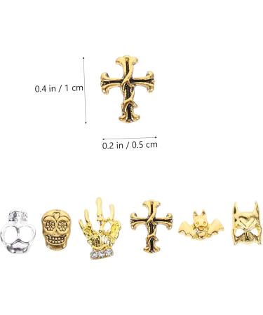FRCOLOR 960 Pieces Halloween Manicure Alloy Miss Charm Skeleton - Buy Online on GoSupps.com