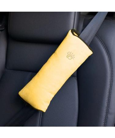 MHwan Seat Belt Pads 2 PCS Child Adult Head and Neck Support Seatbelt Strap Cover | Super Soft Cotton Seat Belt Pads for Kids & Adults | Pink & Yellow Seat Belt Covers - Buy Online on GoSupps.com