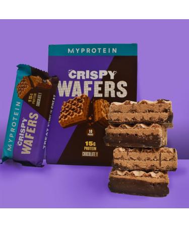 My Protein Chocolate Crispy Wafer 42g Bars (5 x Bars) Chocolate 5 x Bars - Buy Online on GoSupps.com