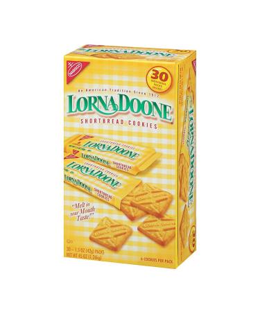 Nabisco Lorna Doone Shortbread Cookies - 30 Ct. - SCS Butter 1.5oz (Pack of 30) - Buy Online on GoSupps.com