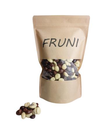 FRUNI Chocolate Cranberry Mix | Cranberries covered with milk dark and white chocolate 1 KG