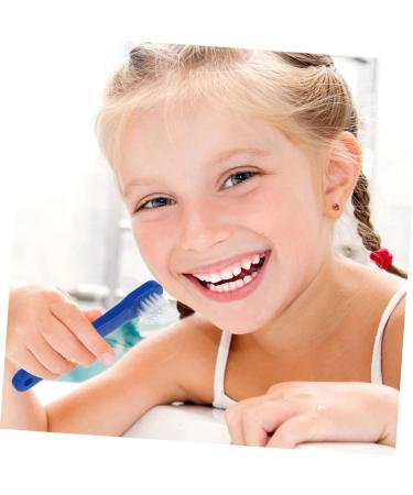 Goohochy Double-Headed Toothbrush for Dentures - Travel-Sized 1 Pack Ideal for Prosthesis Care - Buy Online on GoSupps.com