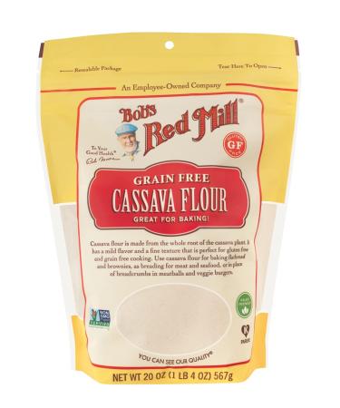 Bob's Red Mill Cassava Flour - 20oz | Pack of 4 | Gluten-Free Cooking - Buy Online on GoSupps.com