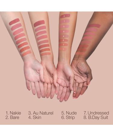 Palladio Long-Adhering Cream Lip Paint | Transfer-Proof Liquid Lipstick with High-Intensity Color | Smooth Matte Finish | B. Day Suit - Buy Online on GoSupps.com