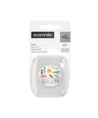 Suavinex Pacifier Holder & Chain for Newborns | Clip-On Pacifier Holder in Green - Perfect for Walks | 1 Unit - Buy Online on GoSupps.com