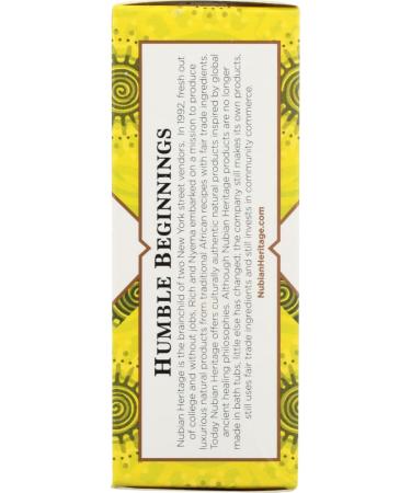 Nubian Heritage Lemongrass & Tea Tree Soap | Orange Peel | 5oz | Natural Skin Care | Shop Internationally - Buy Online on GoSupps.com