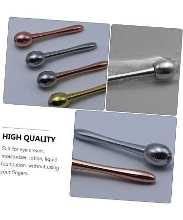 Healeved 1pc Eye Cream Stick Ice Facial Globes Home Tools Eye Cream Board Cooling Facial Stick Skincare Tool Scratchboard Tools Beauty Rod Zinc Alloy Beauty Products Household 7.8x6cm Silver - Buy Online on GoSupps.com