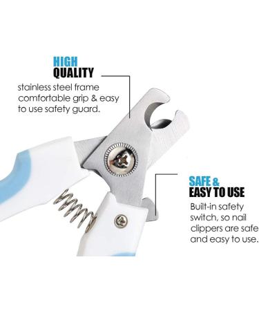 Pubiao Professional Nail Clippers for Large and Medium Breed Dogs with Quick Sensor and Safety Lock - Buy Online on GoSupps.com