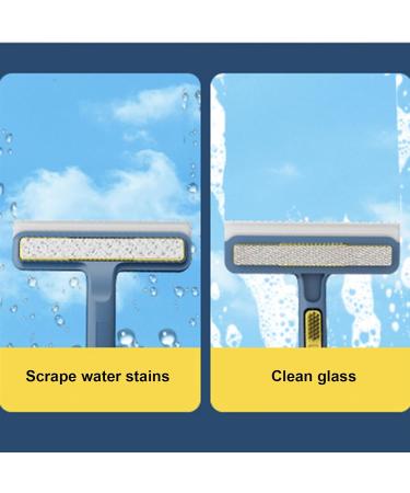 Honhoha Window Mesh Screen Cleaner - 4-in-1 Brush Cleaners For Screen | Wet And Dry Dual-Use Window Cleaner Tool Pet Hair Brush For Screen Sofa Wall Cleaning Blue - Buy Online on GoSupps.com