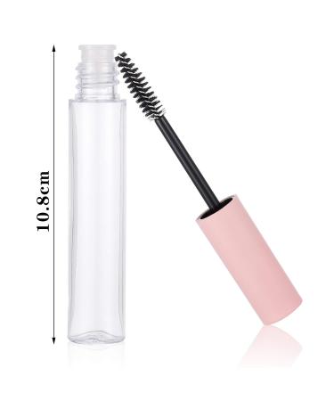Adakel 5 Pieces Empty Mascara Bottle Set - 10ml Pink Eyelash Tubes with Wand for DIY Eyelash Cream - Buy Online on GoSupps.com
