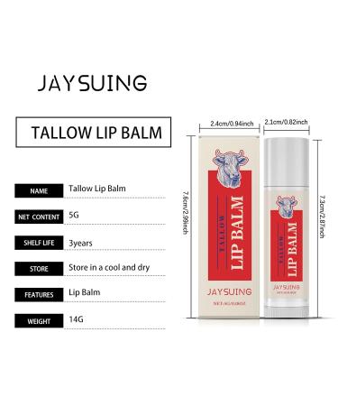 Beef Fat Plumping Lip Balm Softening Cuticles Non-greasy Moisturizing Care Lip Skin Moisturizing Lip Balm - Buy Online on GoSupps.com