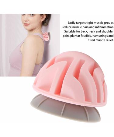 Portable Round Massage Ball with Suction Cup - Silicone Fascia Ball for Muscle Relief & Stress Reduction - Buy Online on GoSupps.com