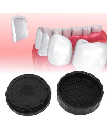 Portable Round Press Box - Reusable Prosthesis Veneer Storage with Replacement Pad | Night-Mouth Conservation Solution - Buy Online on GoSupps.com