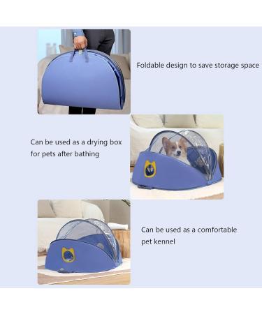 MAZLJ Pet Dryer Pet Hair Dryer Cage Pet Drying Box Universal for Cats and Dogs Green 64X80X40cm - Buy Online on GoSupps.com