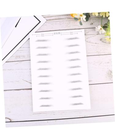 POPETPOP 6 Sheets Pairs Makeup Supplies Waterproof Stickers Eyebrow Makeup Template 3d Modify The Lazy - Buy Online on GoSupps.com