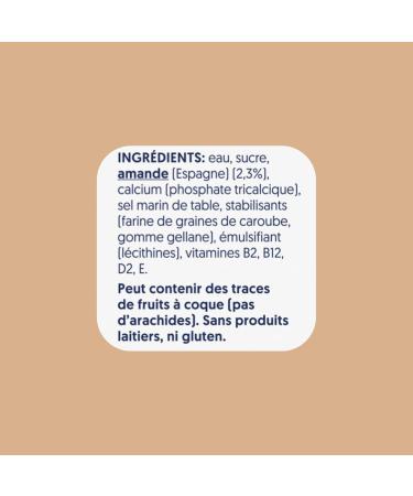 Alpro - Boisson V g tale - Lait d'Amande Grill e - 1L - Lot de 8x1L - Buy Online on GoSupps.com