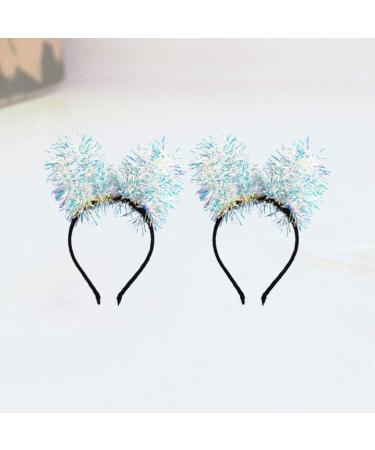 TOYANDONA Kids Hair Hoop 2pcs Tiara Hair Ties Hair Bands Kids Party Hairband Party Hair Hoop Headband Aldult Press Card Child - Buy Online on GoSupps.com