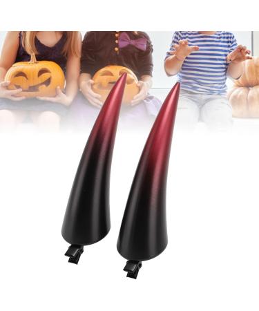 Halloween Horns Devil Horn Clips - Horns Hairpin Lightweight Safe Lifelike Horns Hair Clips for Halloween Party Cosplay Makeup Theme (Red) - Buy Online on GoSupps.com
