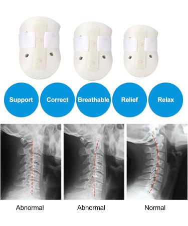 Buy 1 PC Rescue Version Curricular Tractor White Neck Support for Neck Pain Relief - Ergonomic Rause for Body Care (S 13cm Height) - Buy Online on GoSupps.com