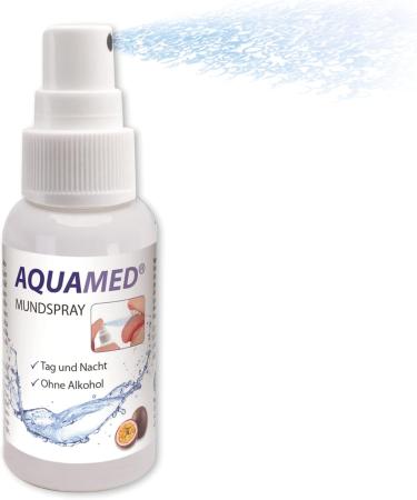 Miradent aquamed Mouth Drying Spray 30ml | Xylitol | Moisture Relief | Fruity Passion Fruit Flavor | Sugar-Free & Alcohol-Free | Tooth Mineralizing - Buy Online on GoSupps.com
