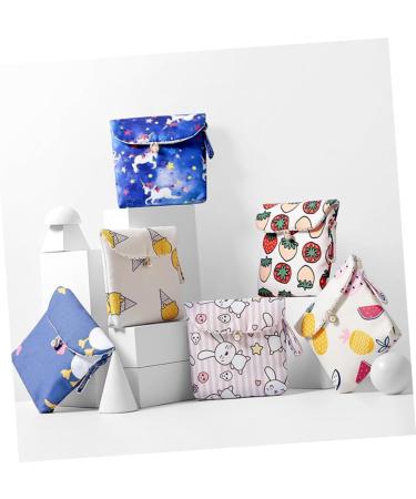 Cotton Napkin Holder Bags - Set of 4 | Aunt's Towel & Menstrual Pad Storage Travel Organizer | Napkin Bags Pouch for Convenient Storage - Buy Online on GoSupps.com