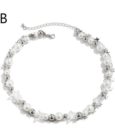 Vsilay Fifted Star Imitation Pearl Bracelets - Sweet & Cool Style Jewelry for Lovers | International Shipping - Buy Online on GoSupps.com