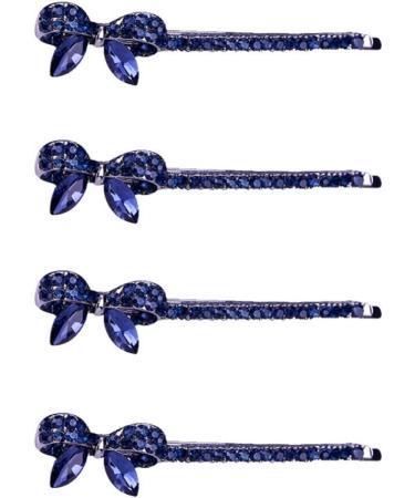 minkissy 4 Pairs Flower Hair Clips for Women Fancy Hair Clips Rhinestone Hair Clips Hair Barrettes for Women Bridal Side Hairpin Girls Hairpin Wedding Hairpin Crystal Side Clip Bride - Buy Online on GoSupps.com