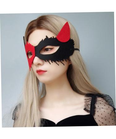 Healvian Party Mask Carnival Mask Devil Halloween Women Masquerade Women Half Mask Death Mardi Gras Mask for Women Fox Masquerade Fox Costume The Mask - Buy Online on GoSupps.com