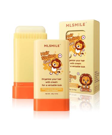 Cire Coiffante pour B b et Enfants avec Peigne Int gr - Stylo Anti-Frisottis Non Gras pour M ches Rebelles et Contours - Soin Capillaire Rafra chissant Set A