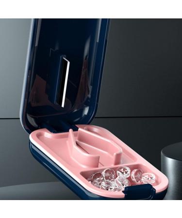 Portable Medicine Cutter Box - Efficient Pill Storage for 10-15 Pills | Metal Blade Food Grade PC Hygienic Design - Buy Online on GoSupps.com
