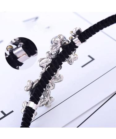 Ainvhh 5 Pack Crystal Pearl Flower Headbands for Women - Elegant Rhinestone Hair Hoop Accessory for Wedding Bride - Buy Online on GoSupps.com