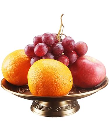 Fruit Basket Fruit Bowl Retro Fruit Plate Brass Fruit Plate Rack Tribute Plate Storage Holder Display for Kitchen Counters Countertop Home Decor Kitchen Organizers and Storage (Size : 30cm/11.8inc - Buy Online on GoSupps.com