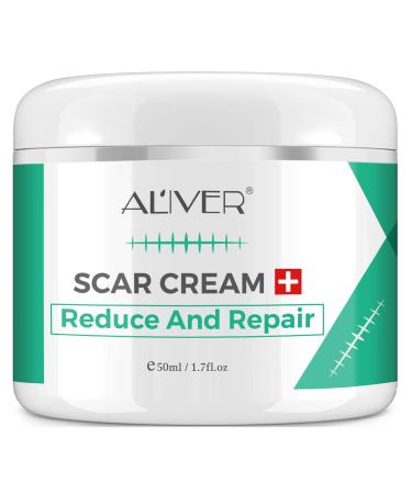 Scar Cream For Old Scars Stretch marks Scar Gel Treatment surgical scars and Burns on legs arm Face Acne Scar Cream for Men and Women Repair Skin Scar -1.7 fl.oz scar reducing treatments