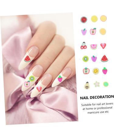 Beavorty 24 Boxes Fruit Slice DIY Manicure Space Beads Nail Art 3d Fruit Slices Fruit Nail Art Slices Earring Making Charms Stuffing 3d Nail Stickers Fruit Nail Slices Set Polymer Clay - Buy Online on GoSupps.com