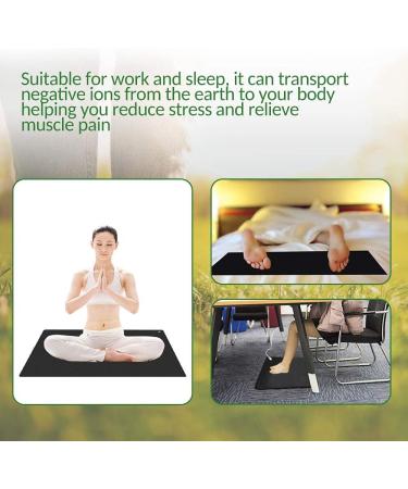 Groundmate EMF Recovery Mat - Pain Relief & Grounding for Better Sleep Work & Anxiety Support (89.9x60.9cm / 35.4x23.6in) | Shop Internationally - Buy Online on GoSupps.com